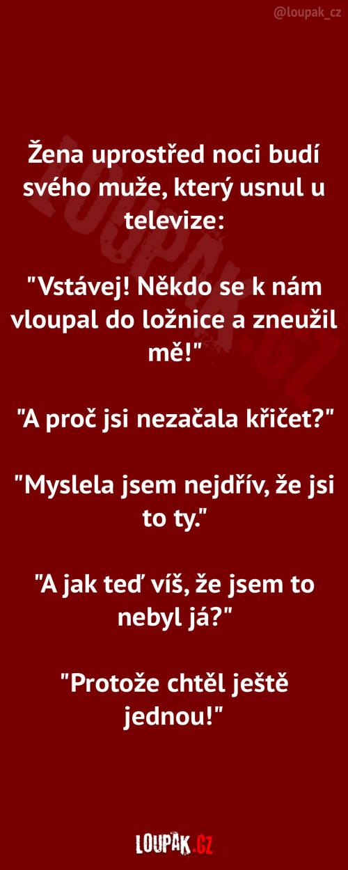 Odhalila, že to není její manžel