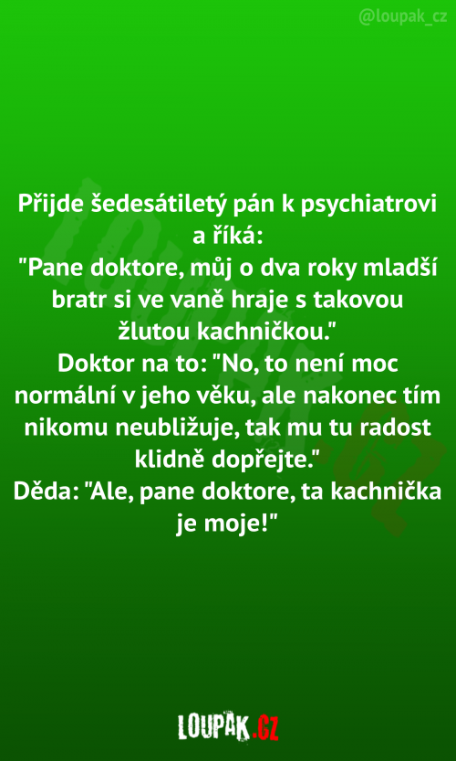  Šedesátiletý pán na psychiatrii 