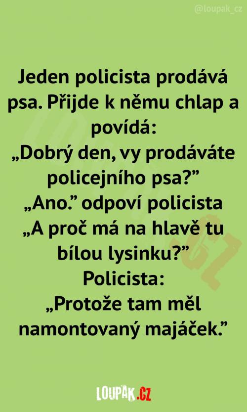  Je přeci policejní... 