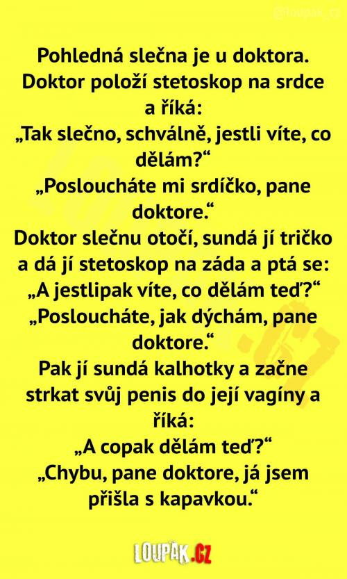  Doktor nabaluje svou pacientku 