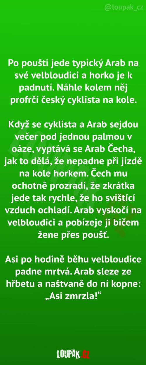  Araba předjede český cyklista 