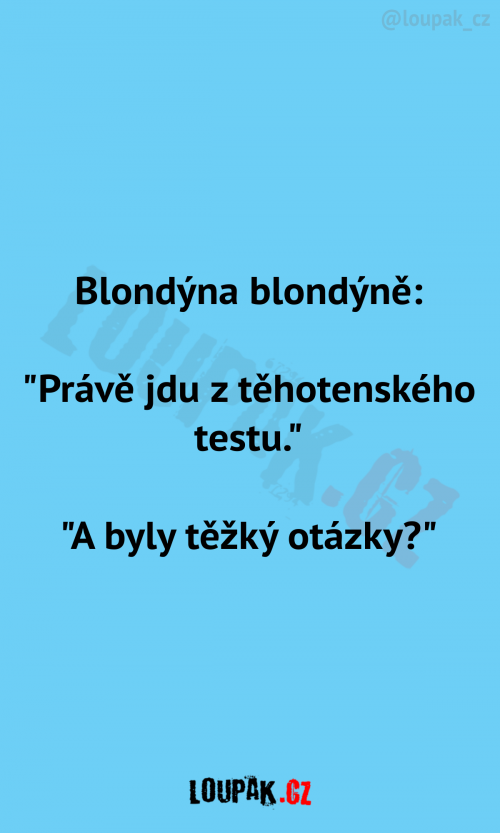  Blondýna blondýně: 