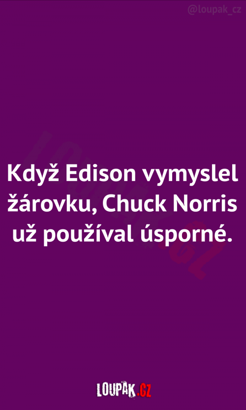  Když Edison vymyslel žárovku, 