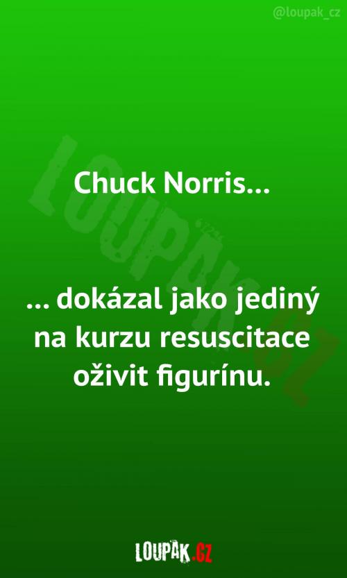  Tohle dokáže jen Chuck Norris 