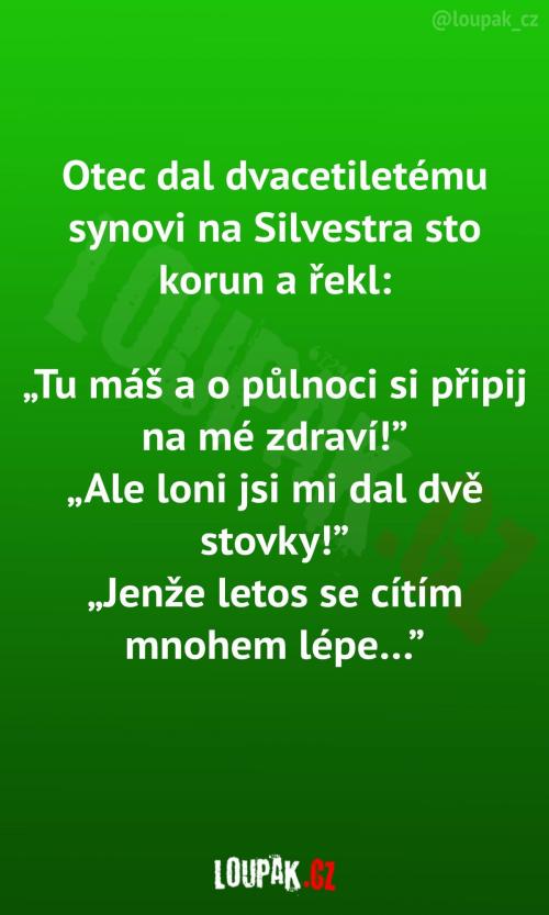  Otec a syn na Silvestra 