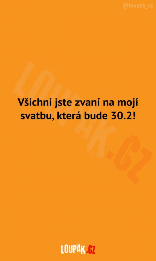  Pozvánka na mojí svatbu 