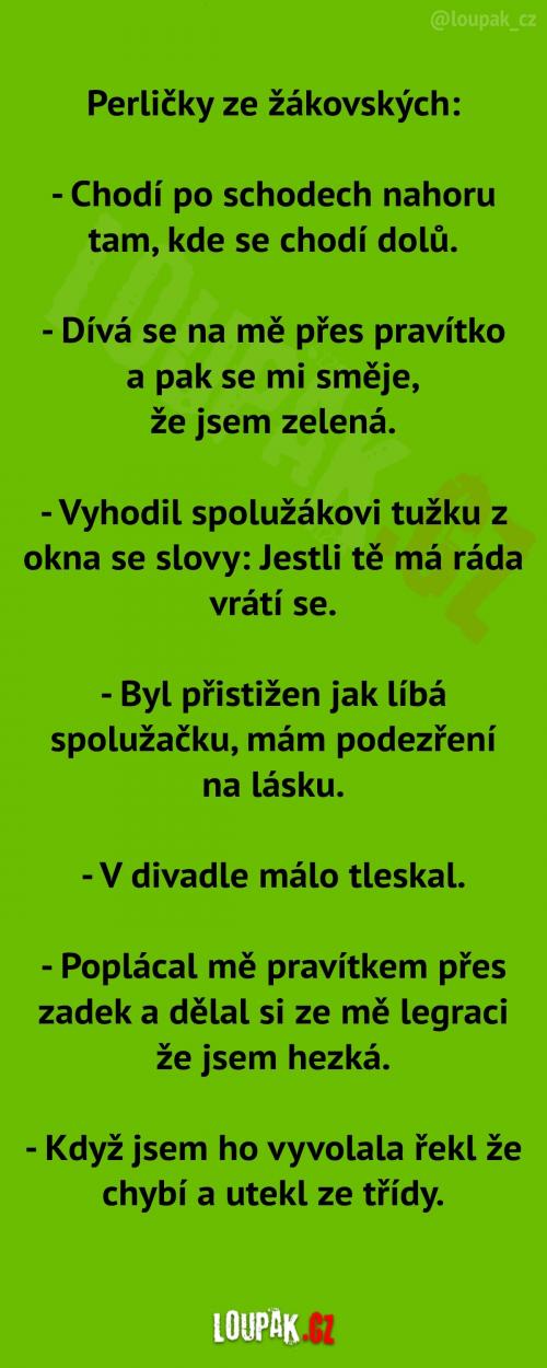 Perličky ze žákovských