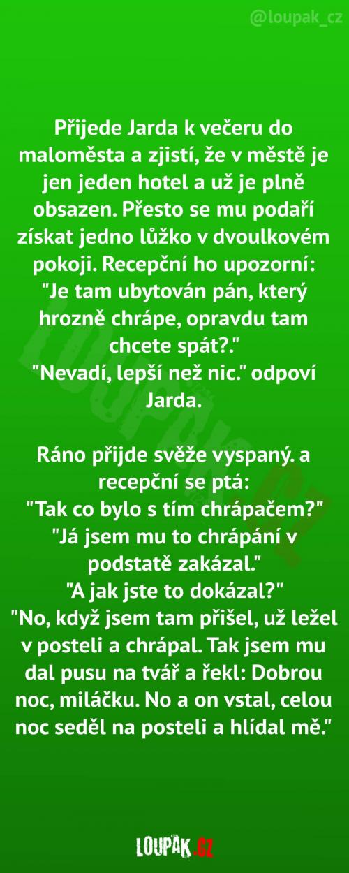  Jak Jarda vyzrál nad chrápačem 