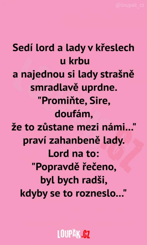  Lord s lady mají romantický večer 