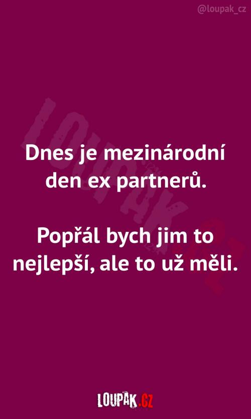  Mezinárodní den ex partnerů 
