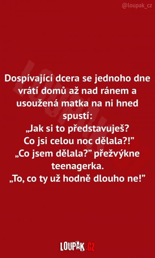  Těžké dospívání dcery  