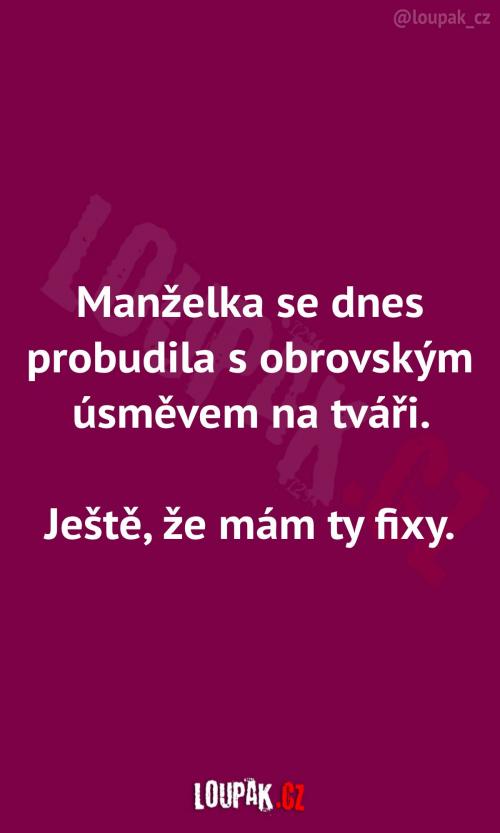  Jak jsem manželce vytvořil úsměv 