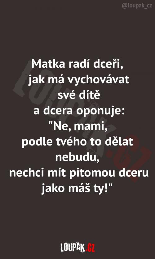 Aspoň ji naučila poučit se z chyb