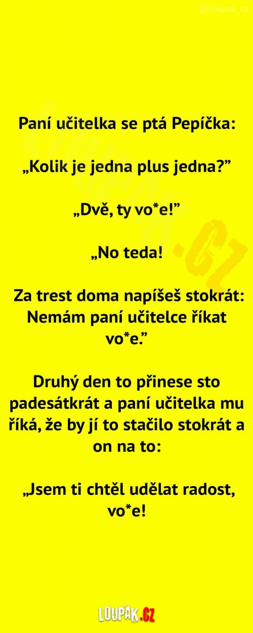 Lehký matematický úkol Lehký matematický úkol