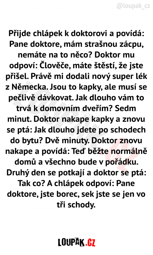  Příjde chlápek k doktorovy 