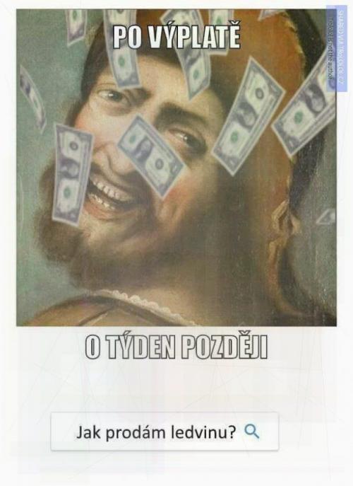 Tak to vypadá po výplatě