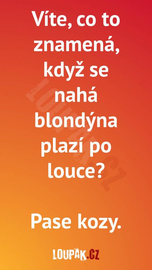  Musí se provětrat... 