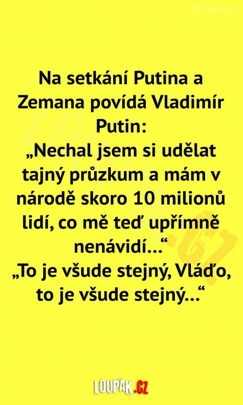  Setkání Putina a Zemana... 