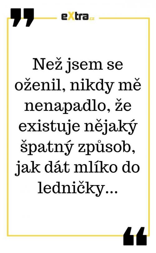  Než jsem se oženil, nikdy by mě nenapadlo 