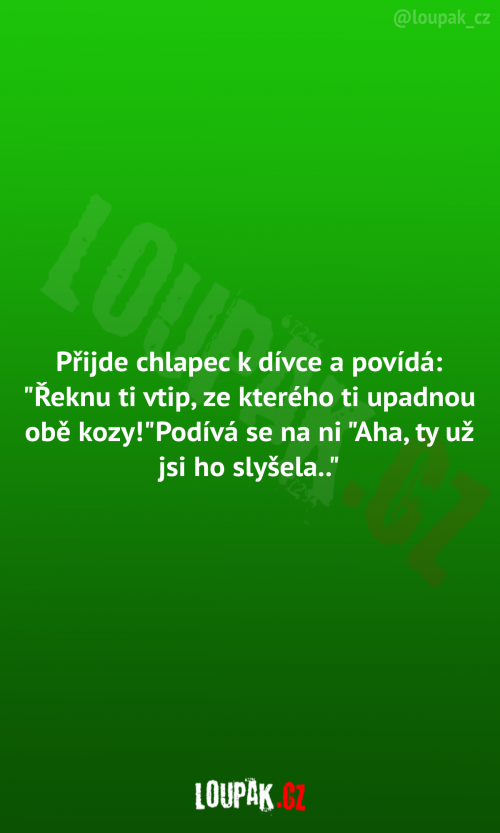  Když přijde chlapec k dívce 