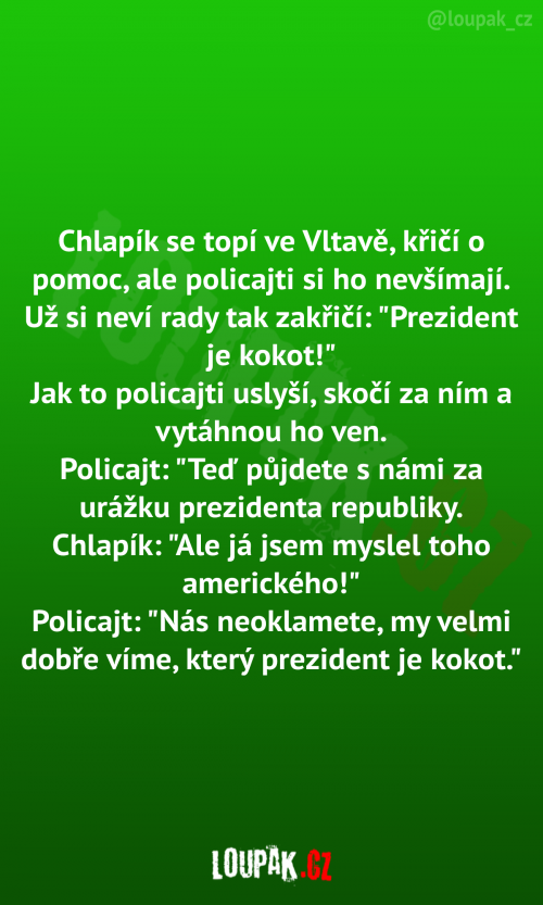  Chlapík se topí ve Vltavě 