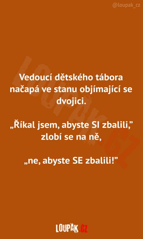 Nepříjemnosti na dětském táboře