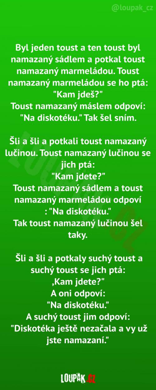 Tousty jdou na diskotéku