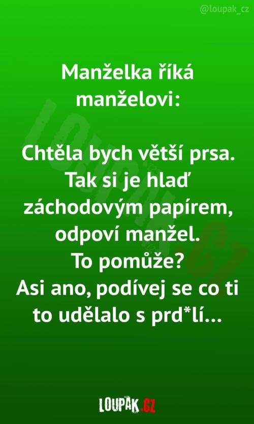  Manželka má takový problém 