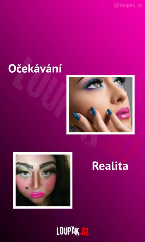  Když to žena přežene s makeupem 