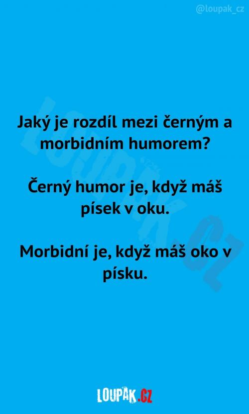  Černý vs. morbidní humor 