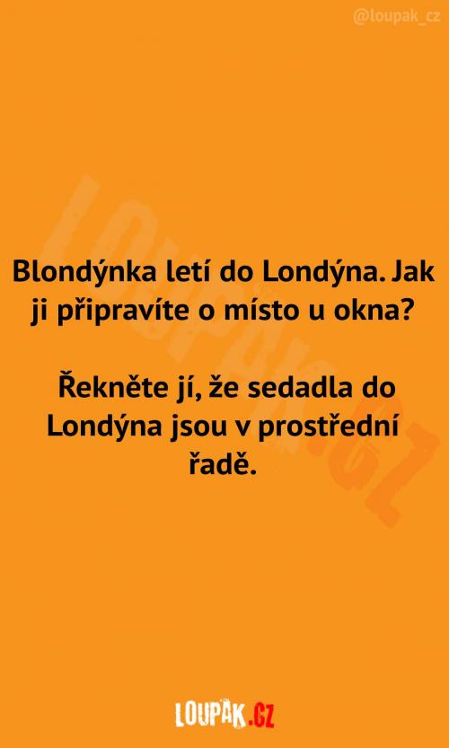  Jak připravit blondýnku o místo u okna 