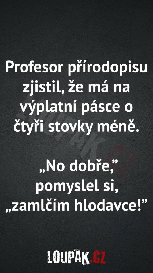  Proč má výplatu o čtyři stovky méně 