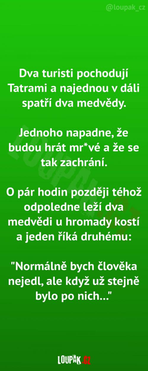Jak se (ne)zachráníte před medvědy