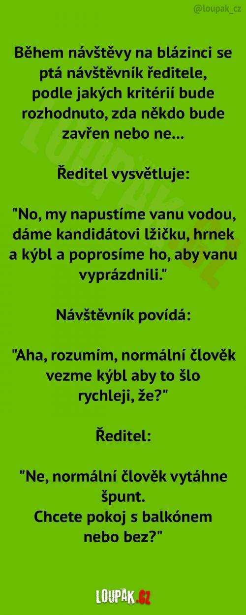 Návštěva v blázinci...
