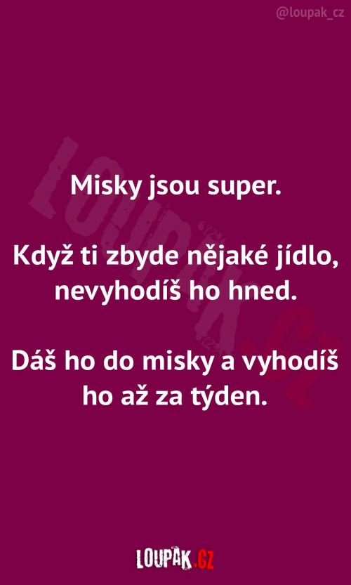  Misky a jejich využití 