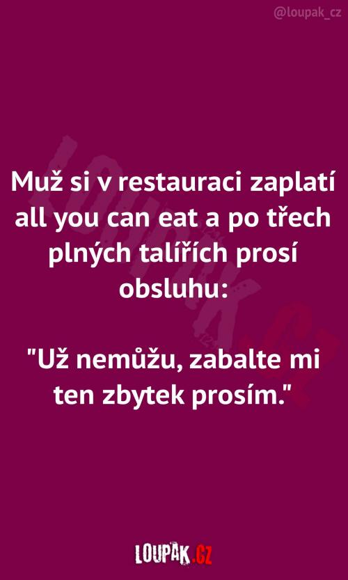 All you can eat domů All you can eat domů