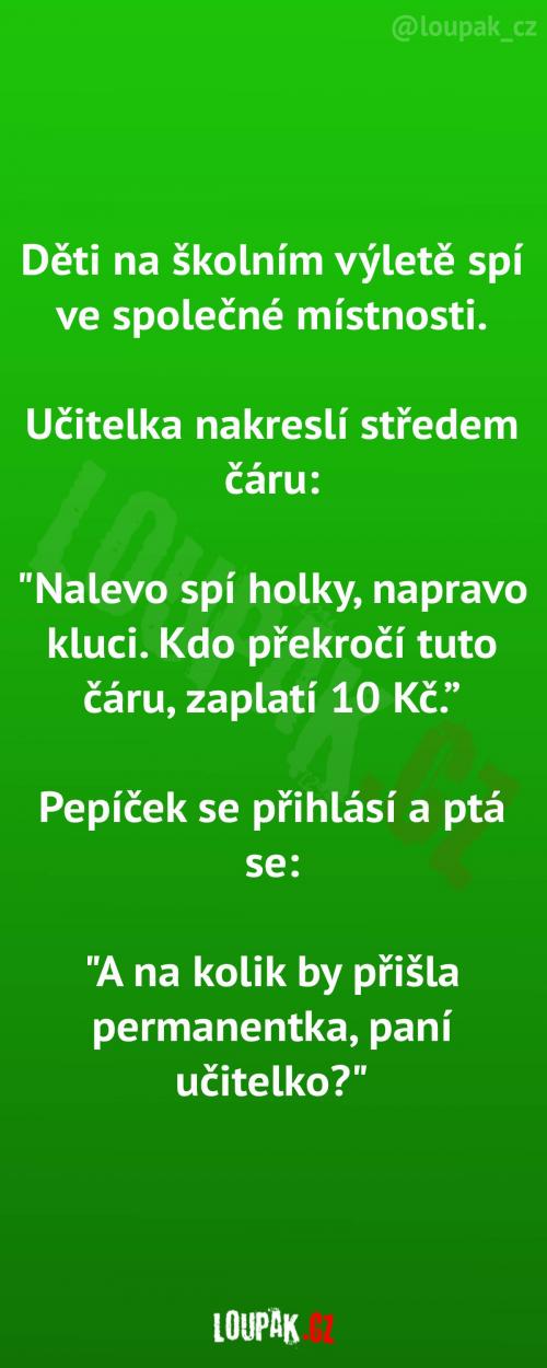  Pepíčkovo řešení překážky 