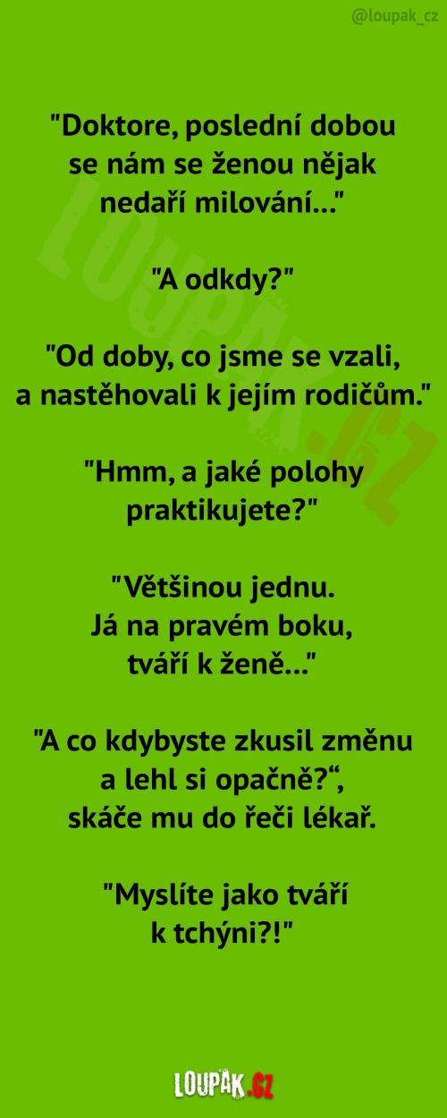 Za všechno může tchýně... Za všechno může tchýně...