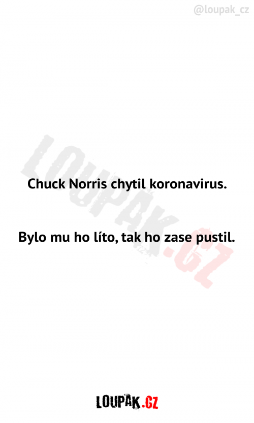 Chuck Norris s koronavirem 