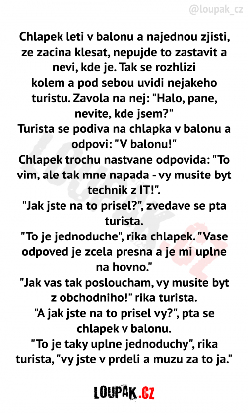  Chlápek letí v balónu 