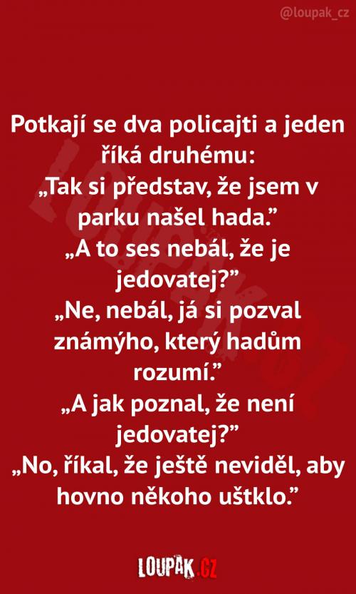  Nebojte se, tenhle nekouše 