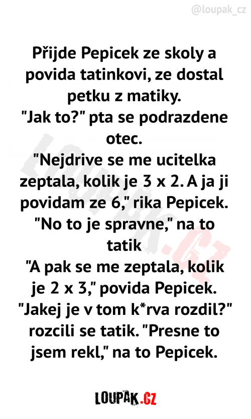  Prijde Pepicek ze skoly domů 