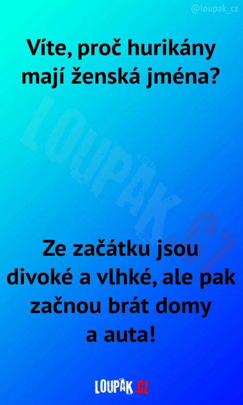  Hurikány a jejich pojmenování 