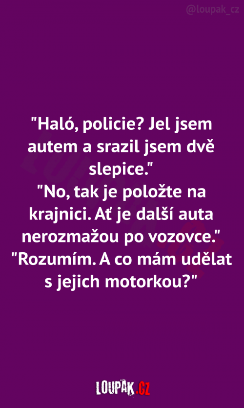  “Halo, policie?” 
