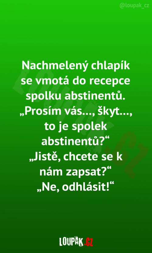  Nachmelený chlápek u abstinentů 