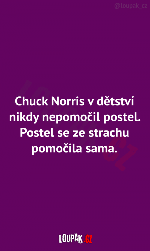  Chuck Norris v dětství… 