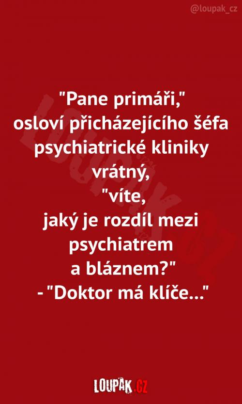 Vrátník to má odpozorované