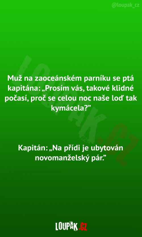  Muž na zaoceánském parníku 