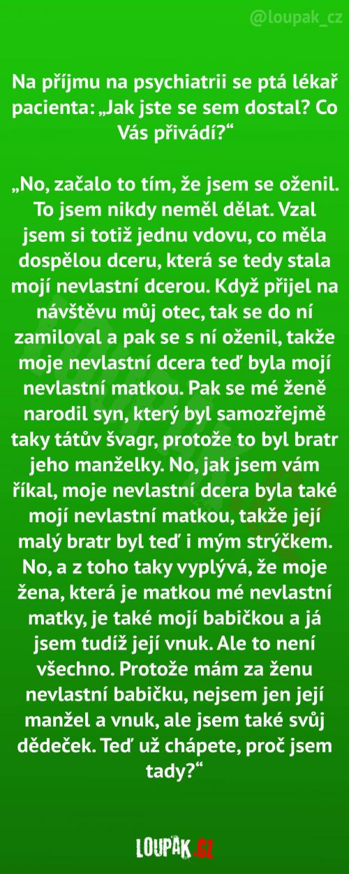 Pořádnej příbuzenskej mišmaš