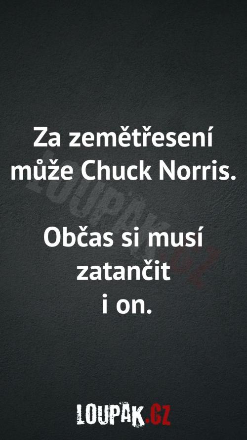  Co dělá Chuck Norris ve volném čase 